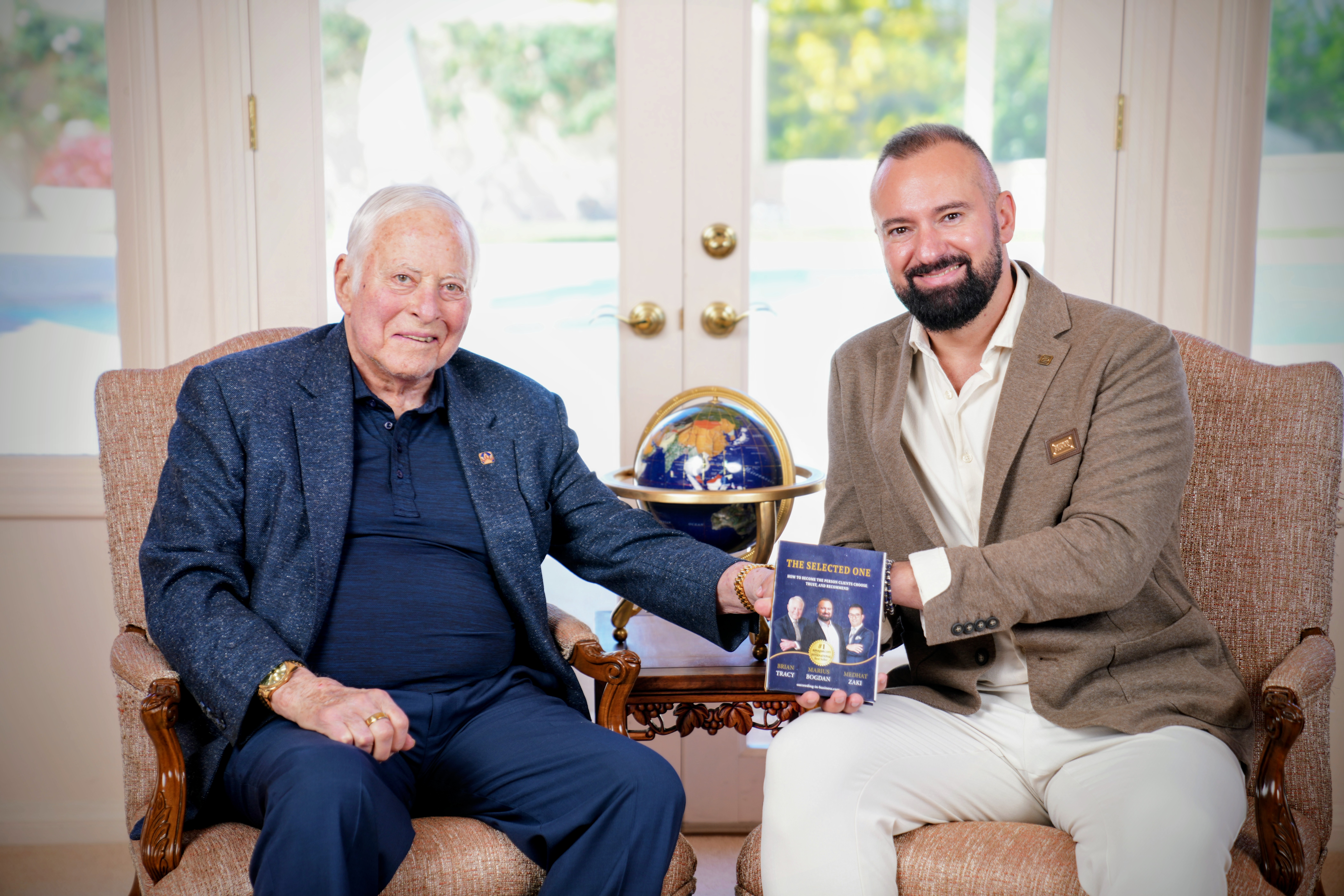 Marius cu Brian Tracy