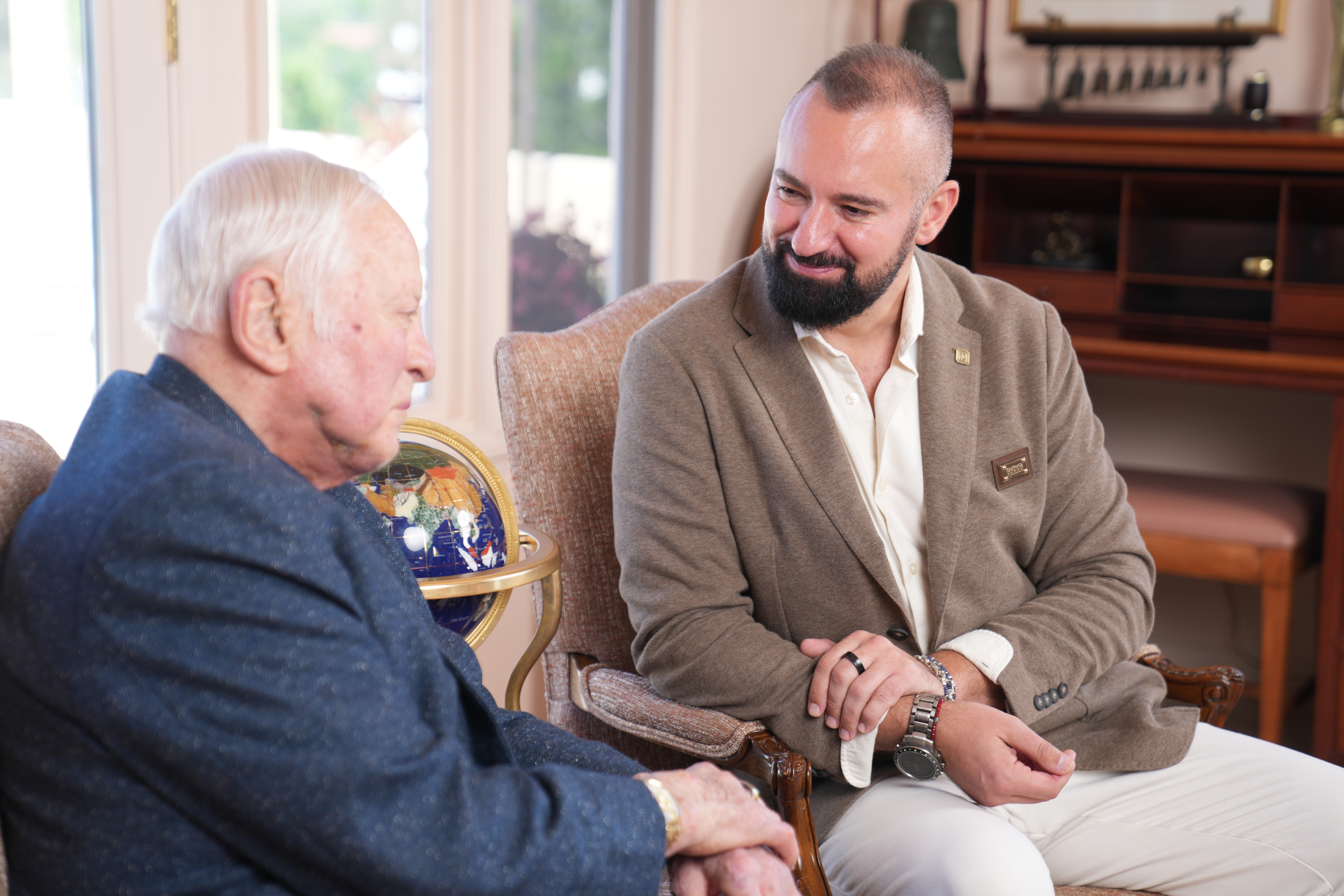 Marius cu Brian Tracy