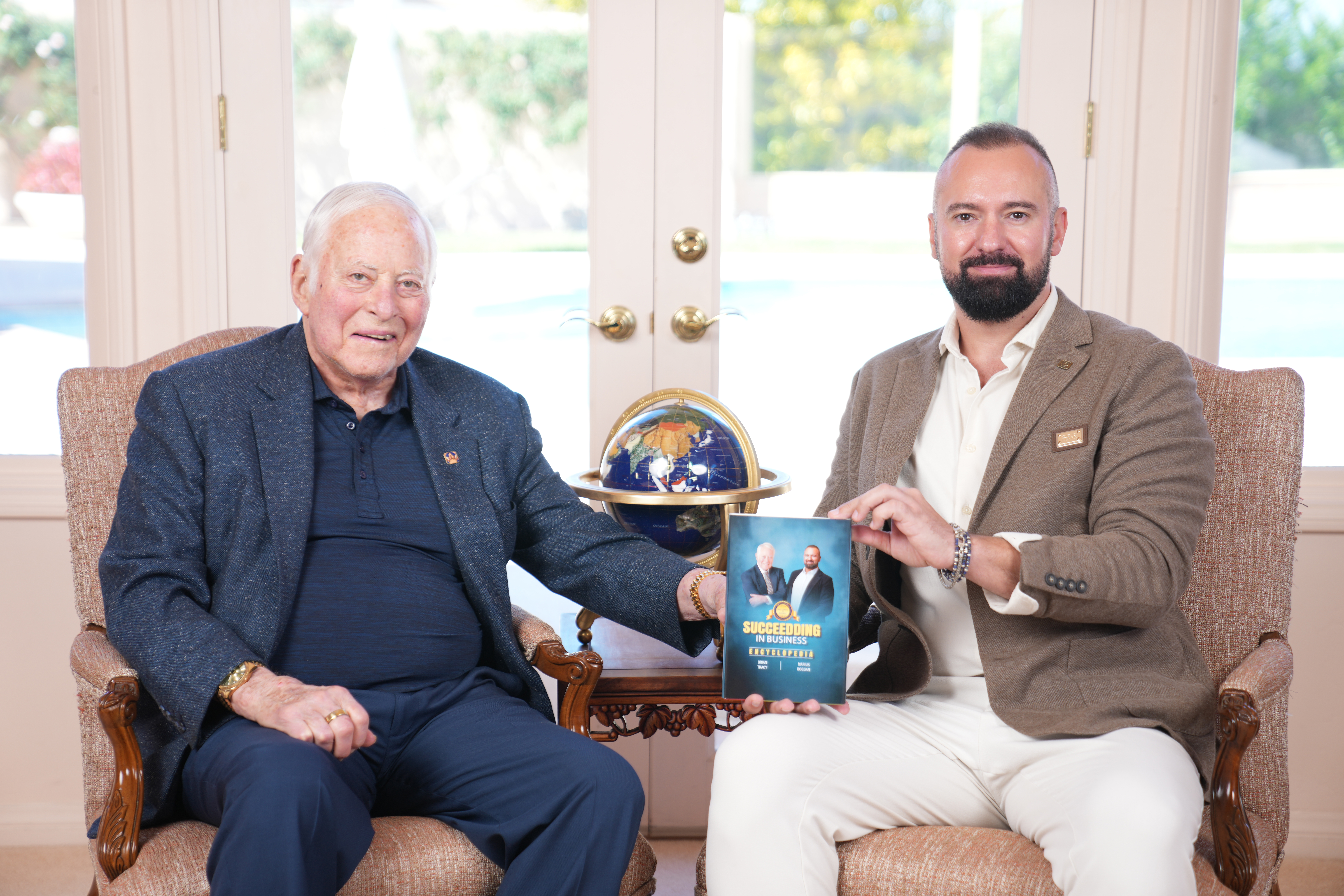 Marius cu Brian Tracy
